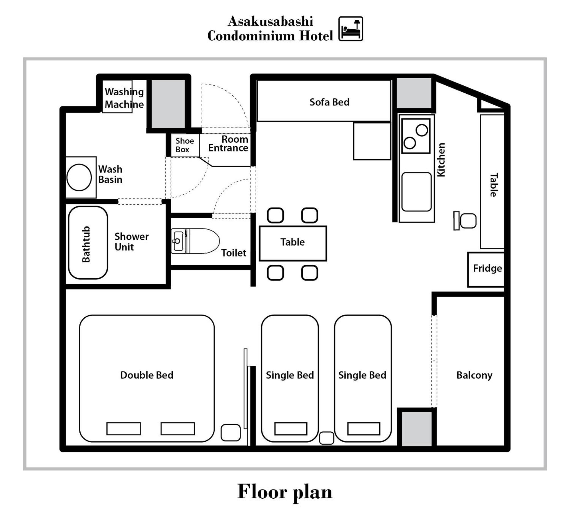 Asakusabashi Condominium Hotel Tokio Zewnętrze zdjęcie